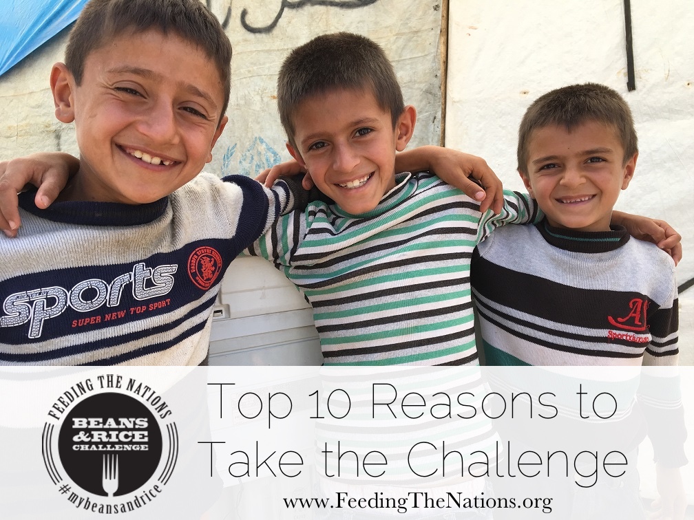 Top 10 Reasons to Take the Challenge